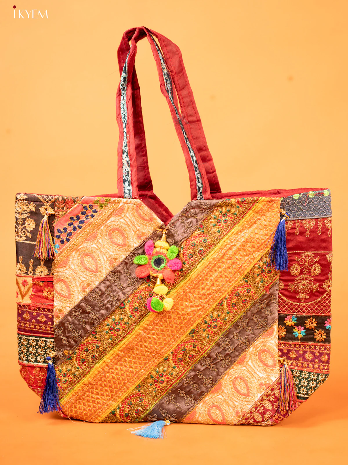 Multicolor Messenger Bag