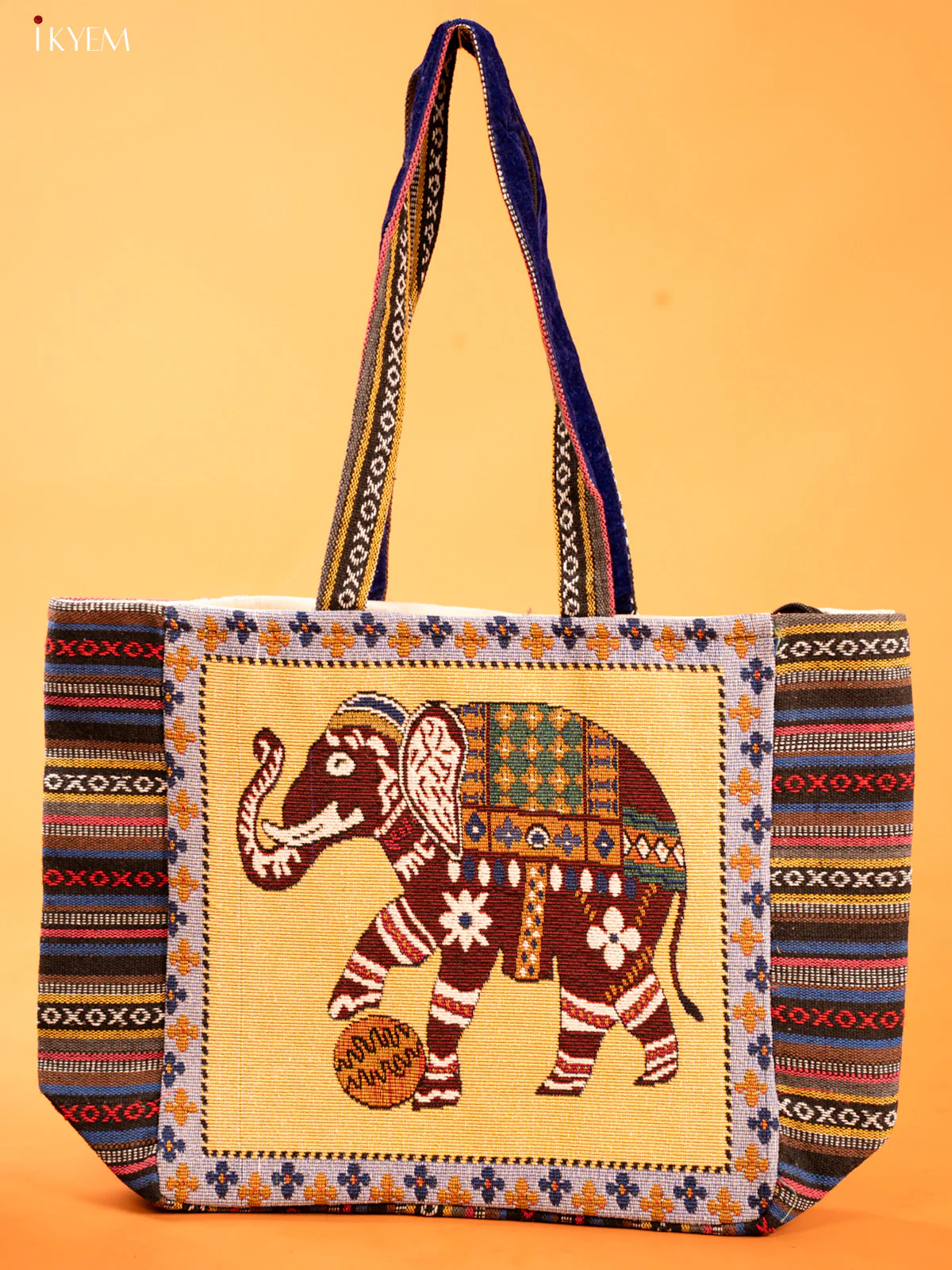 Canvas Tote Bag - Elephant - Image 2