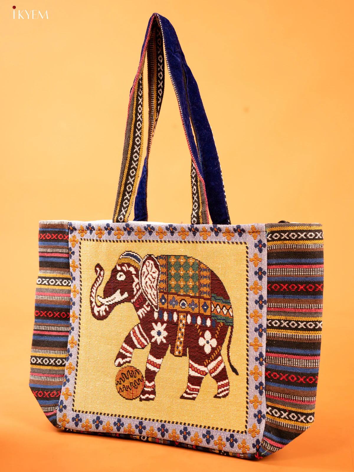 Canvas Tote Bag - Elephant - Image 3