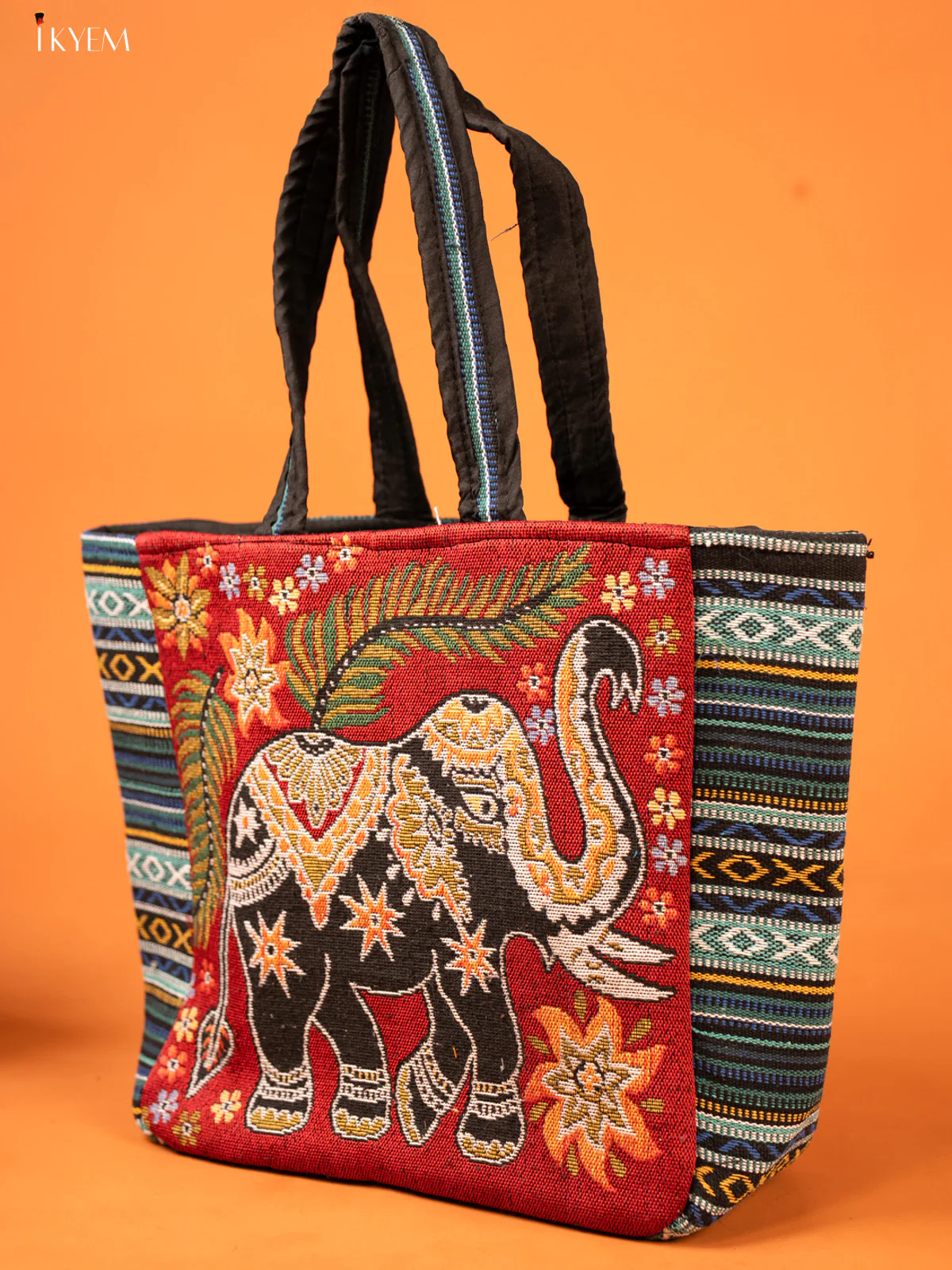 Canvas Tote Bag - Elephant - Image 2
