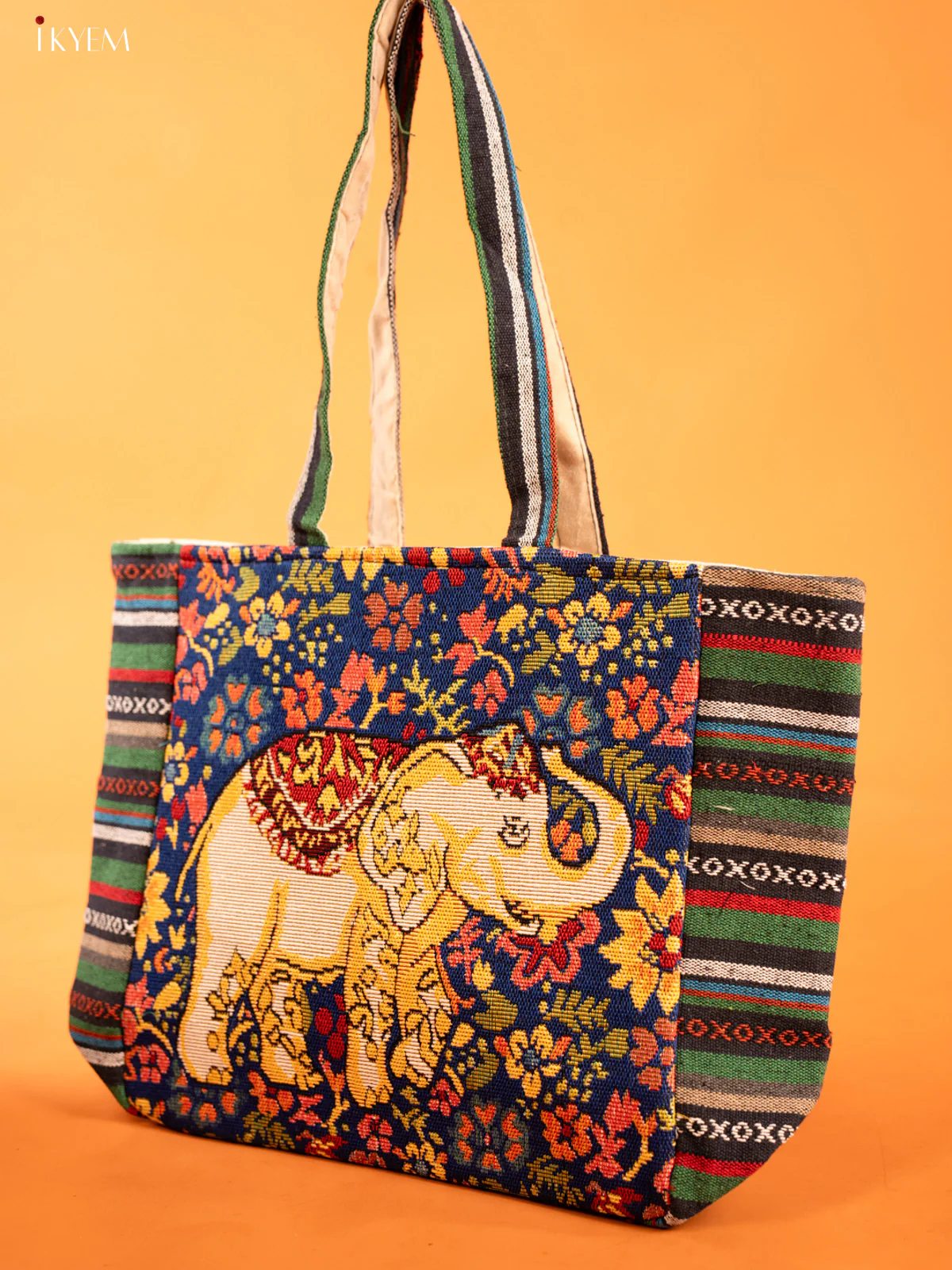 Canvas Tote Bag - Elephant - Image 2