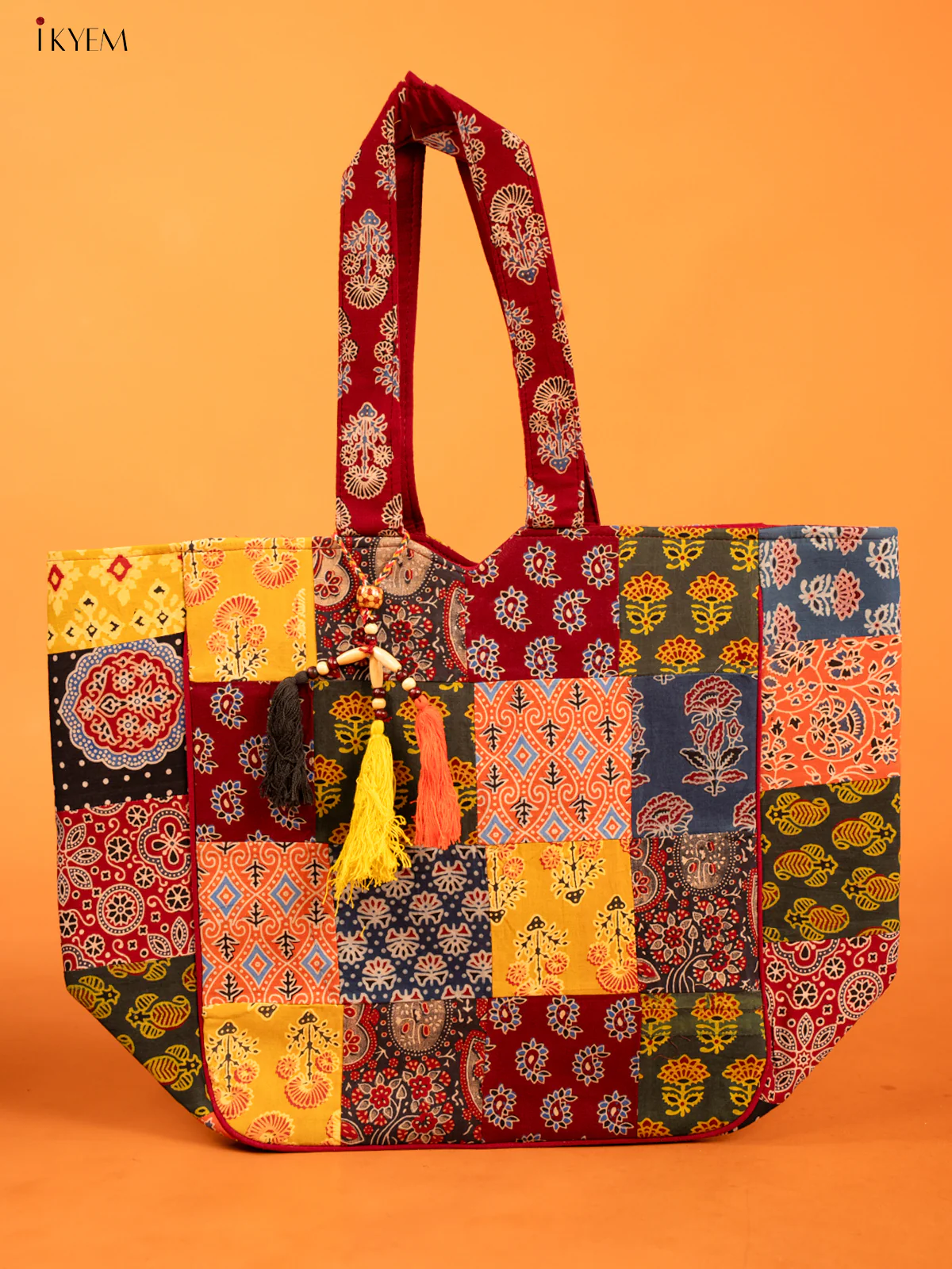 Ajrakh Stylish Patchwork Hand bag