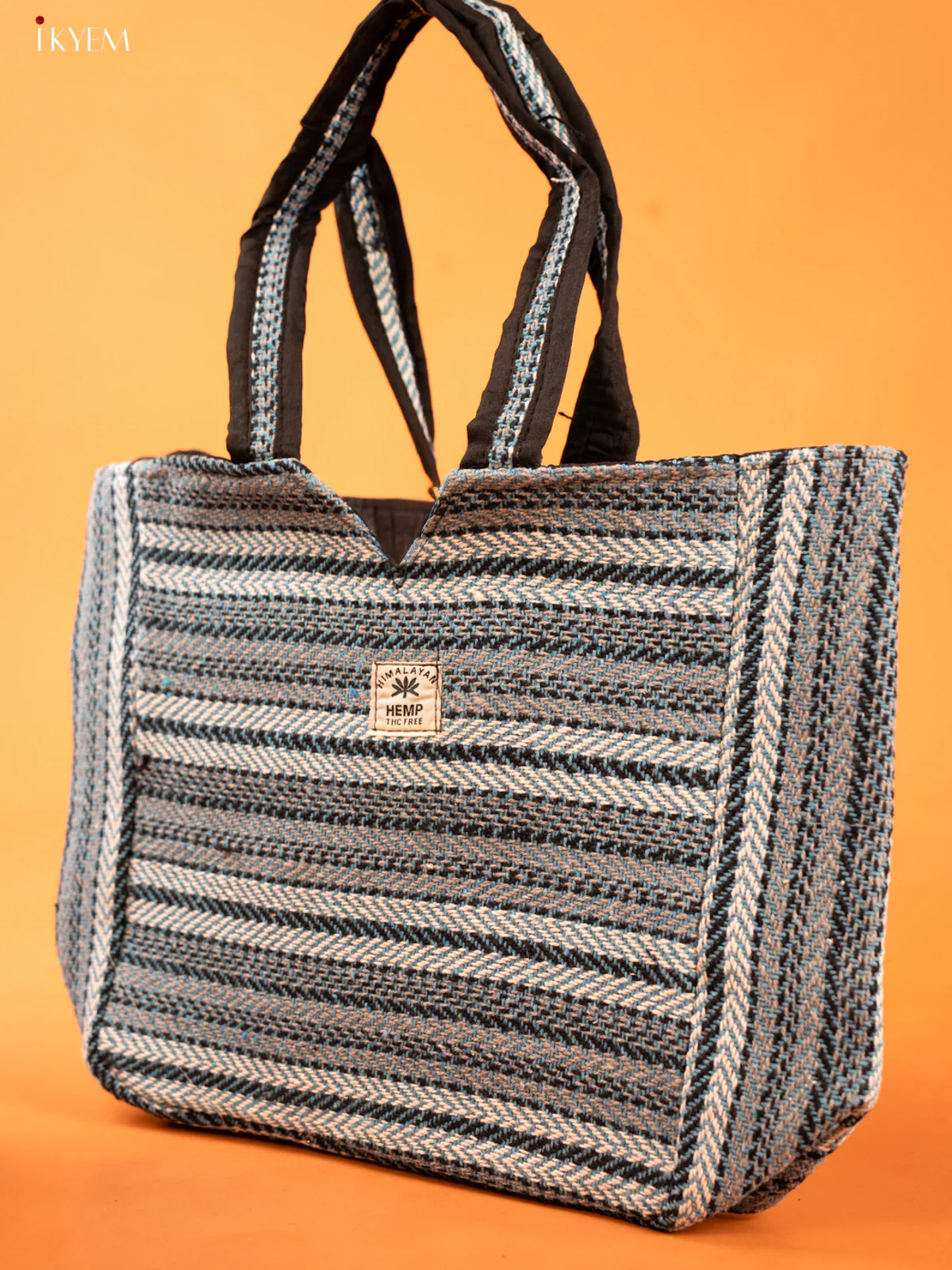 Jacquard Tote Bag - brown - Image 2