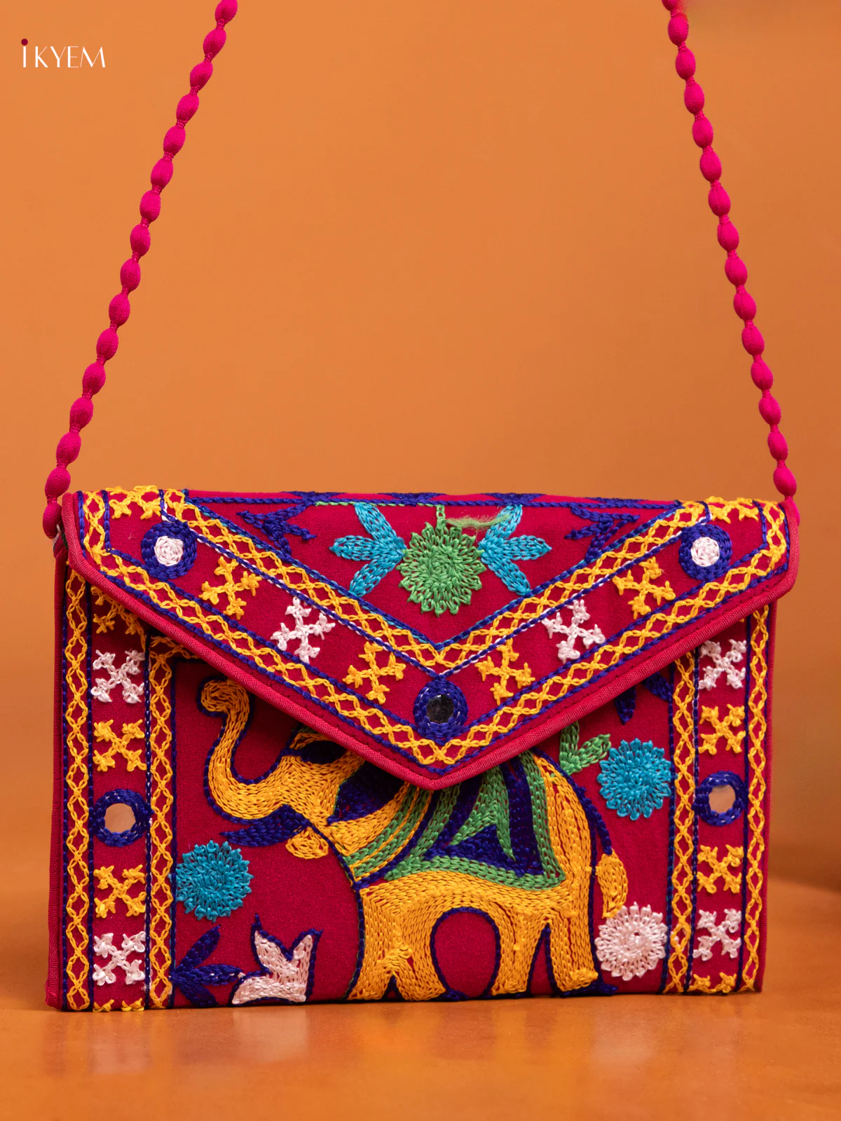 Embroidered rajasthani Multi color Sling bag