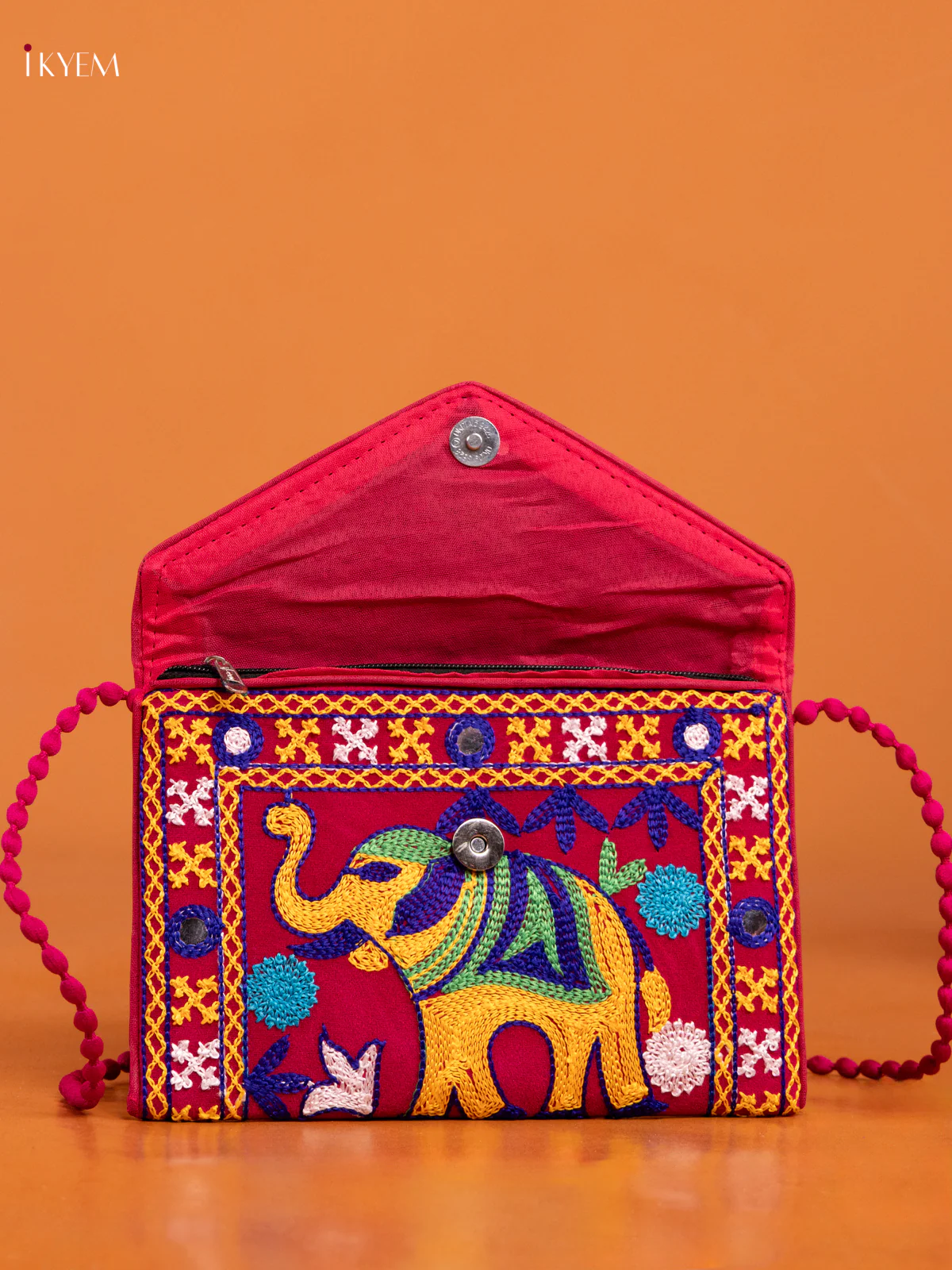 Embroidered rajasthani Multi color Sling bag - Image 3