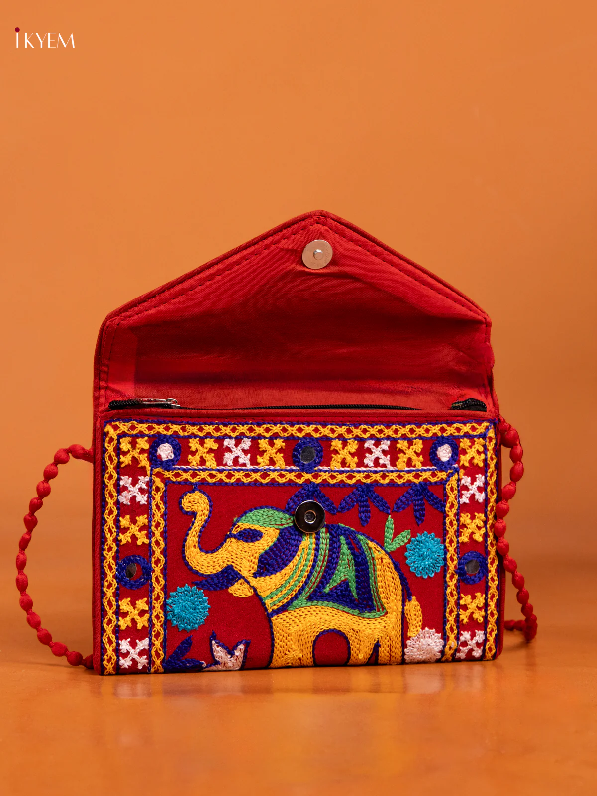 Embroidered rajasthani Multi color Sling bag - Image 3