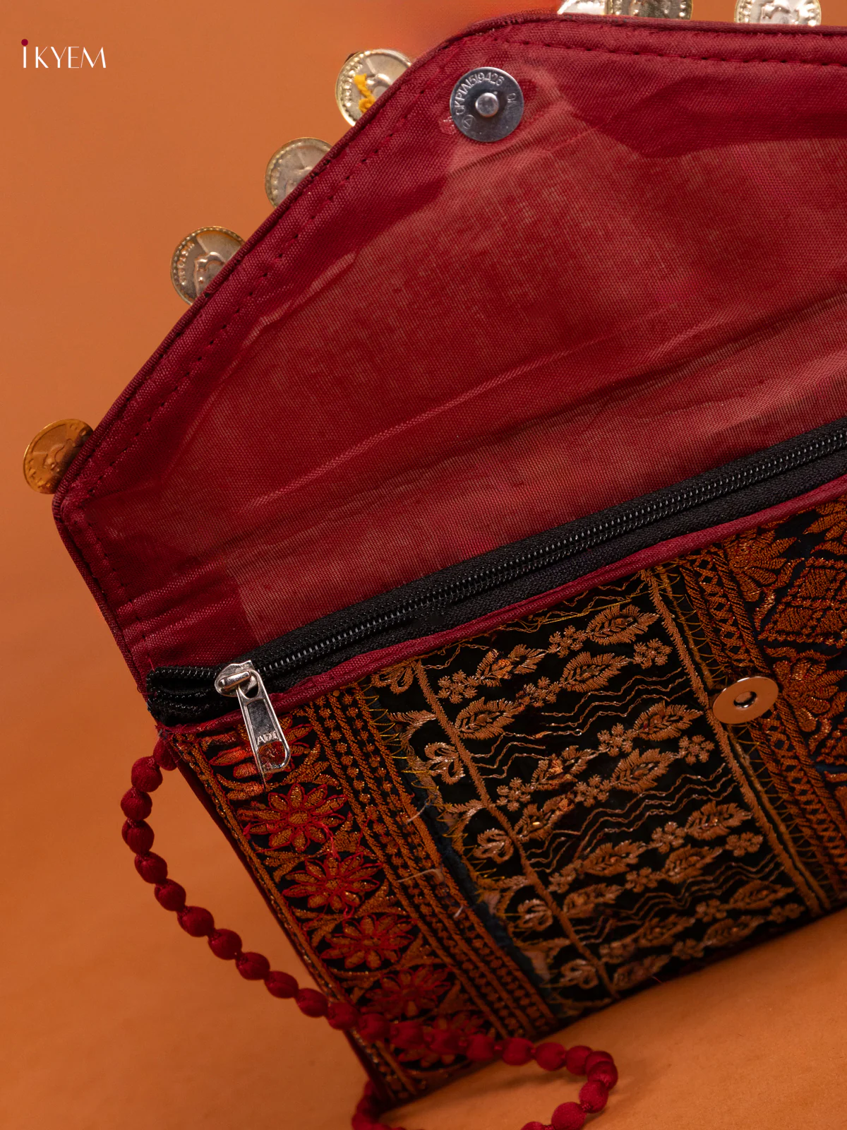 Embroidered Multi color Sling bag - big - Image 3