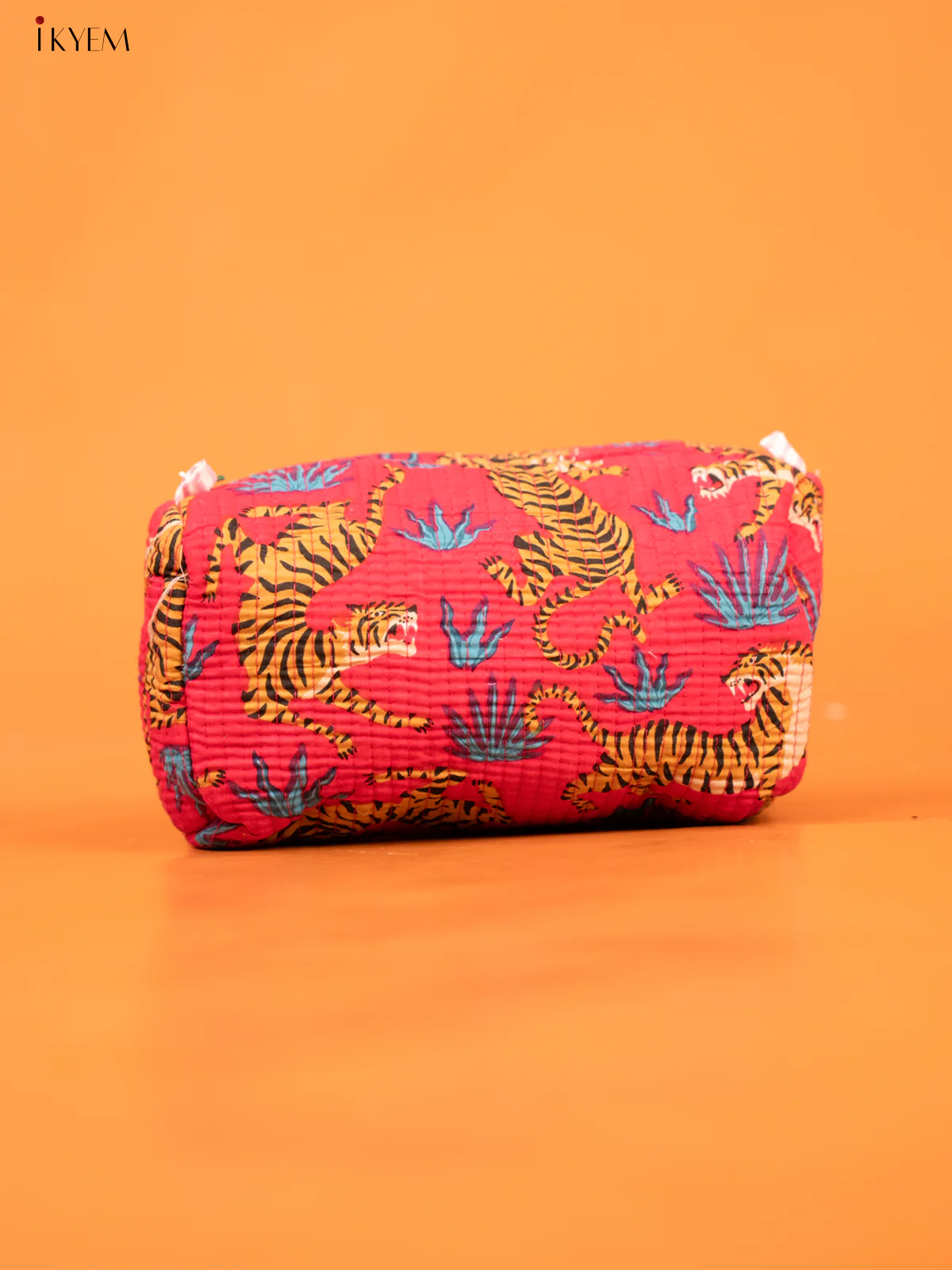 Cotton printed Pouch - Set of 3 - pink - KD26318 - Image 4
