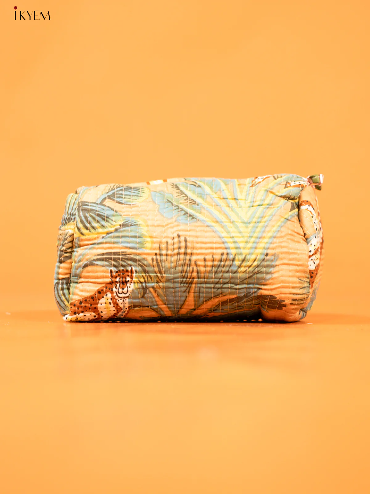 Cotton printed Pouch - Set of 3 - Peach - KD26322 - Image 2