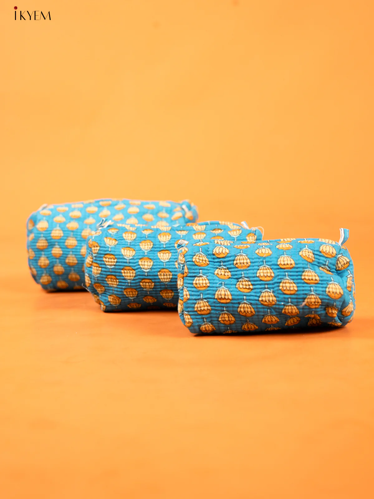 Quilted Pouch Set of 3 - Image 4