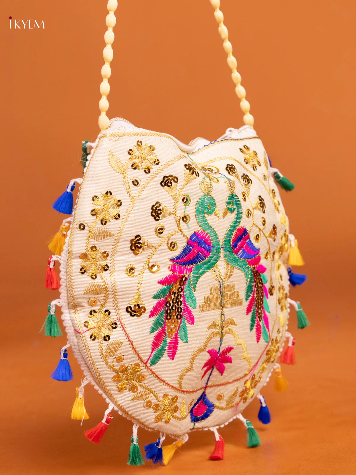 Embroidery Rajasthani Jaipuri Sling Bag - KD26380 - Image 2