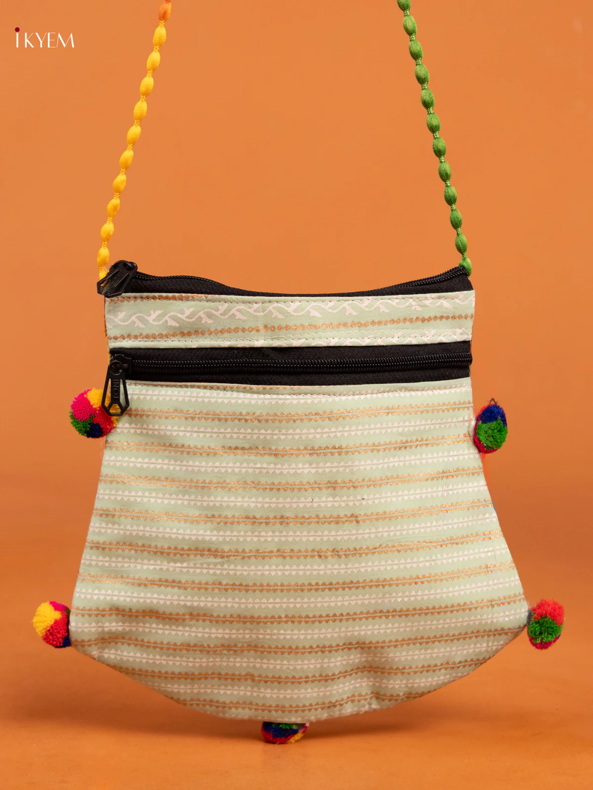 Godari Design Mix Farbric Sling bag - Image 3
