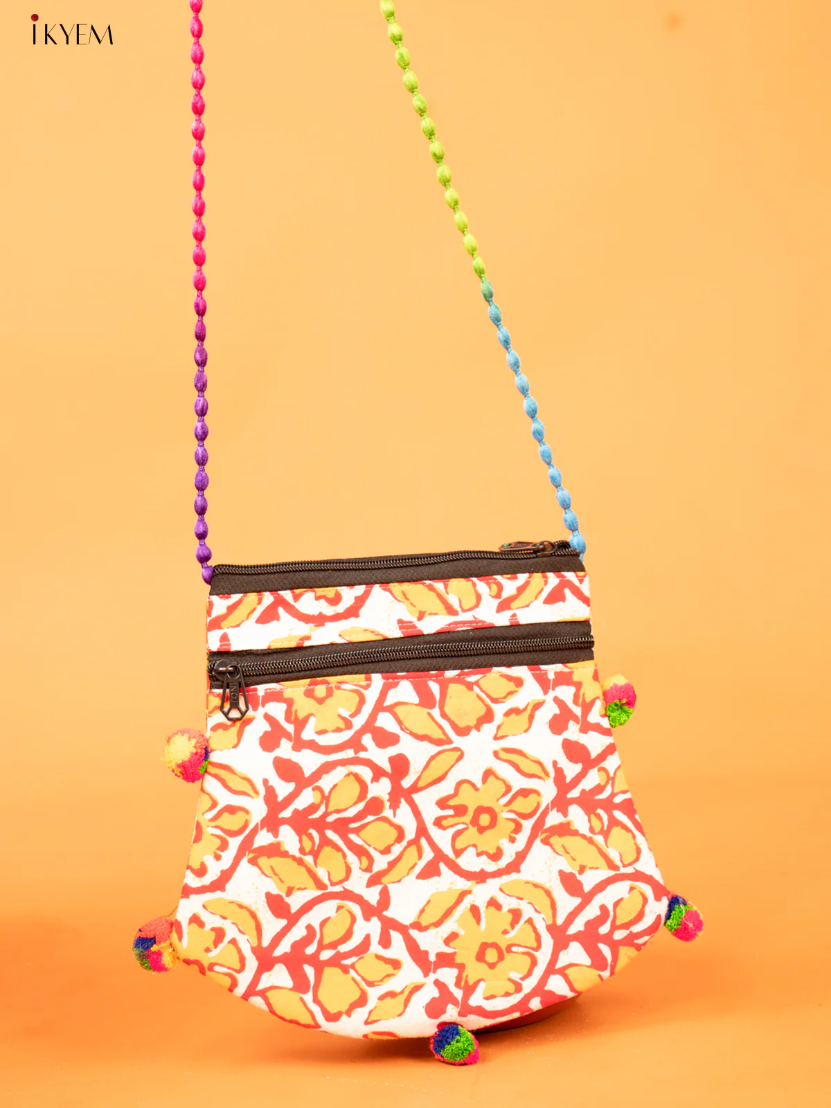 Godari Design Mix Farbric Sling bag - Image 3