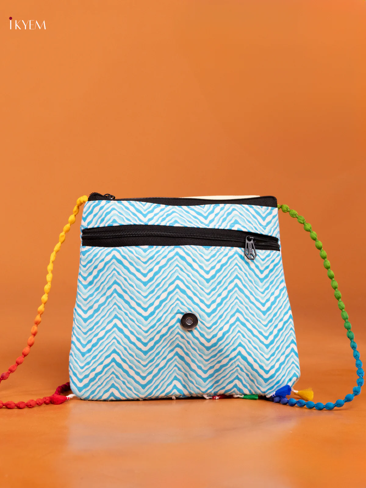 Godari Design Mix Farbric Sling bag - Image 3