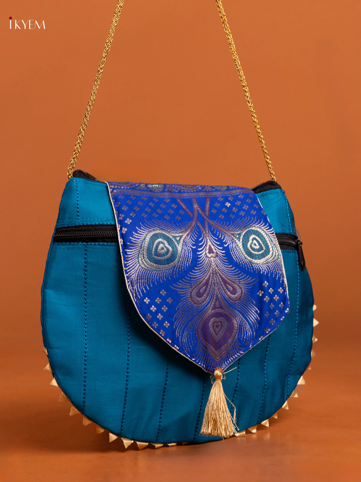 Banarasi Silk Sling Bag - KD26414 - Image 2