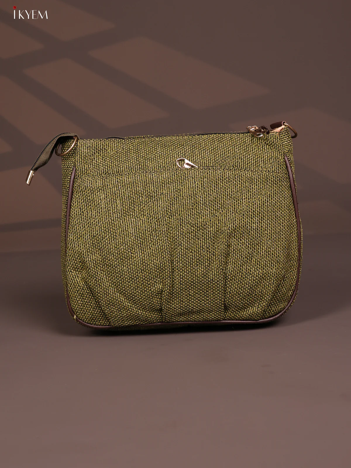 Jute Printed Sing Bag - Green - KD26826 - Image 3