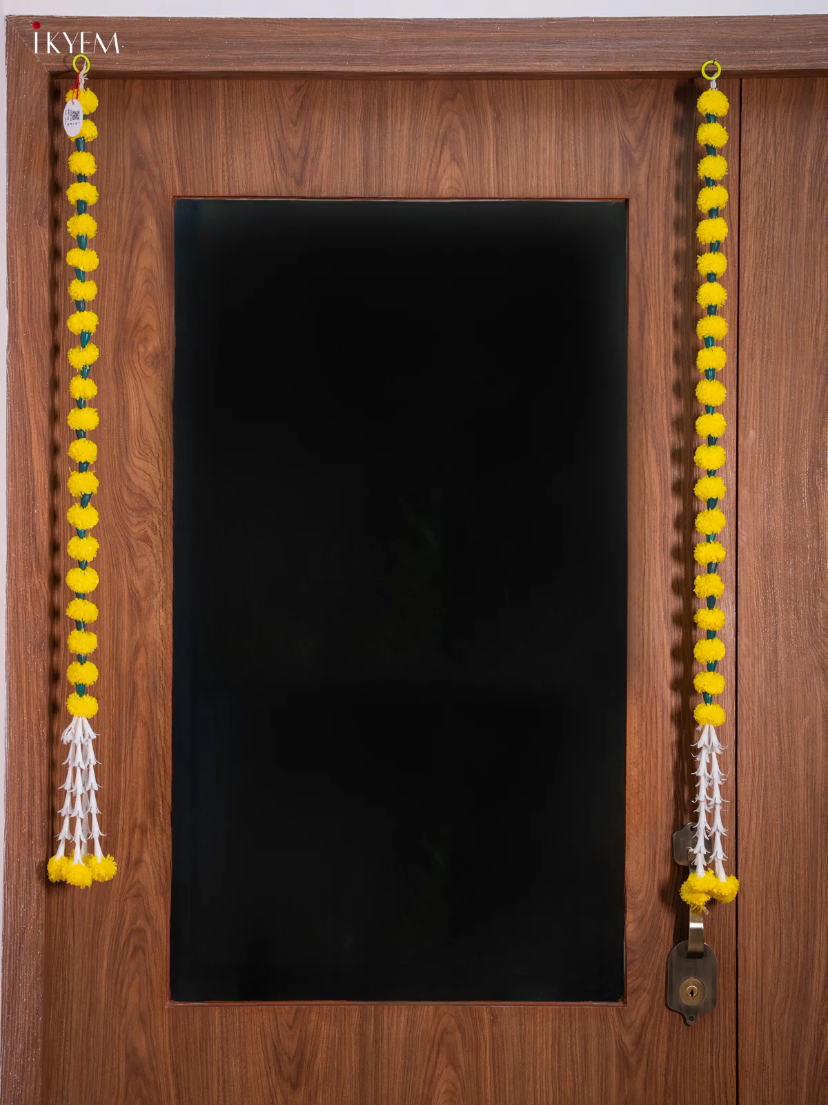 Artificial Hanging Thoranam - Yellow - KD30115 - Image 2