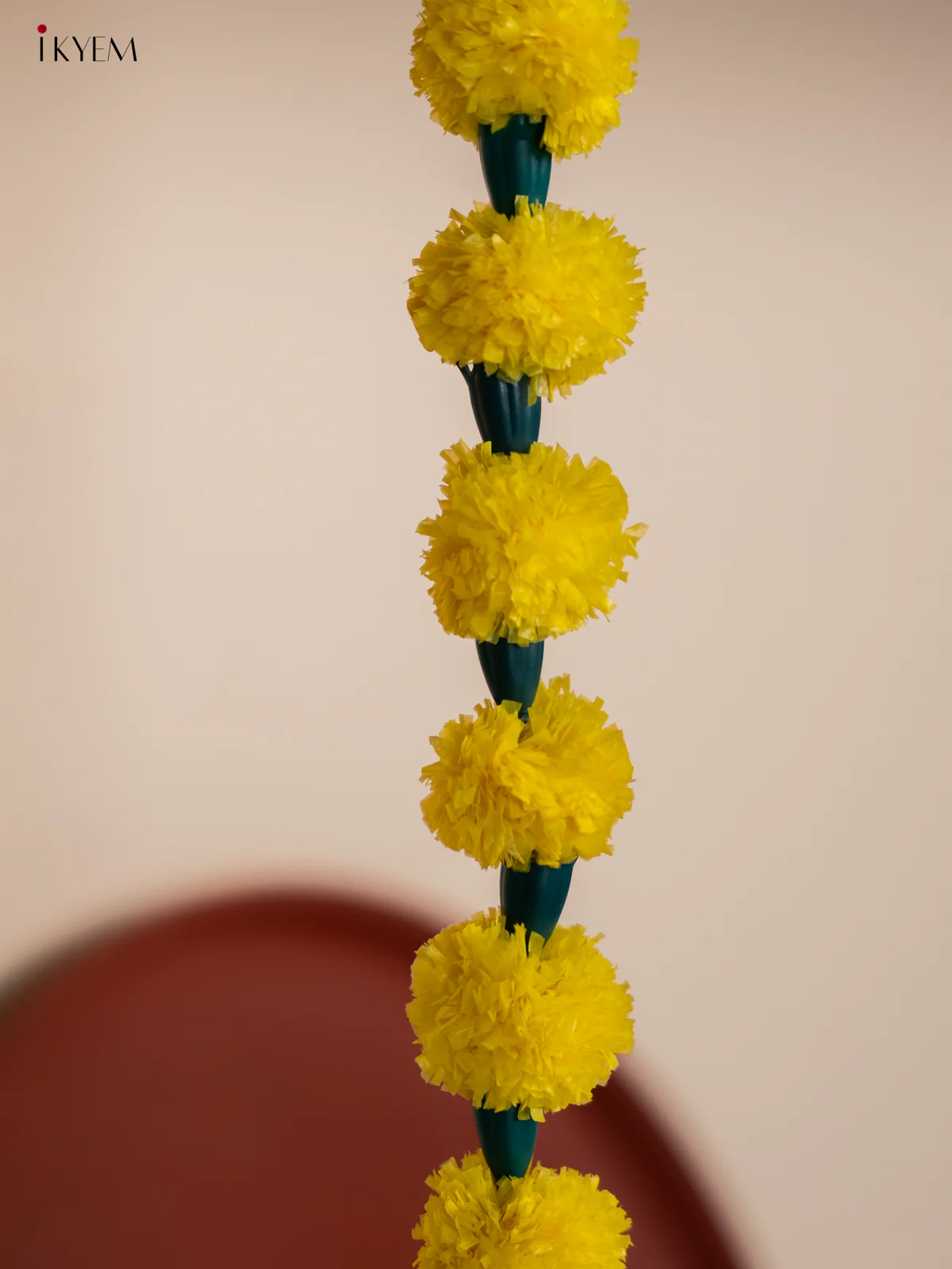 Artificial Hanging Thoranam - Yellow - KD30115 - Image 4