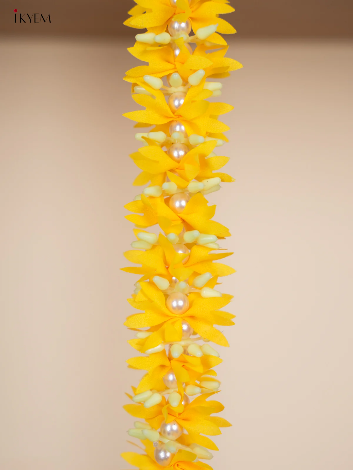 Artificial Hanging Thoranam - Yellow - KD30117 - Image 3