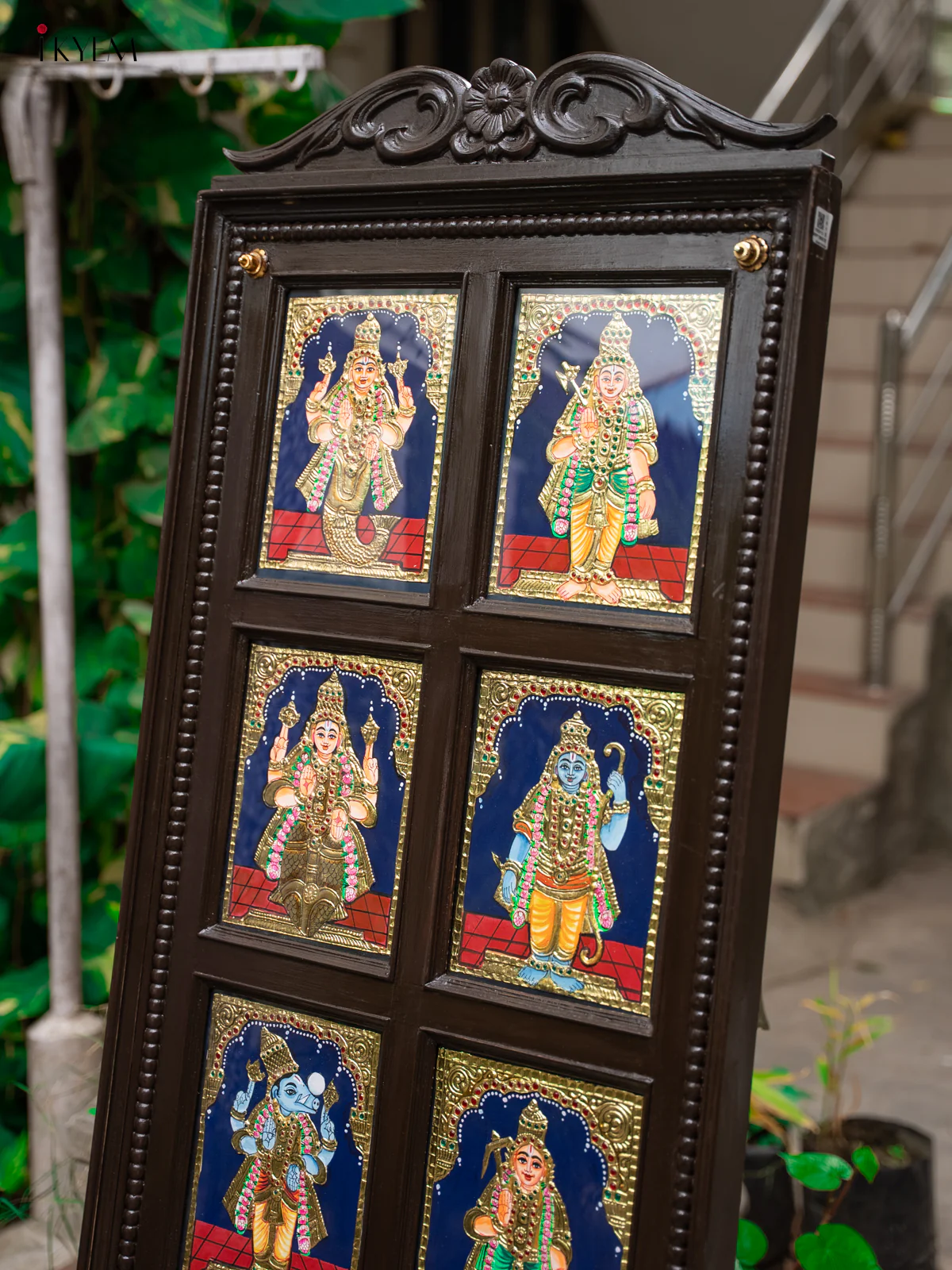 Dasavatharam Tanjore Painting - Big - KE03113 - Image 5