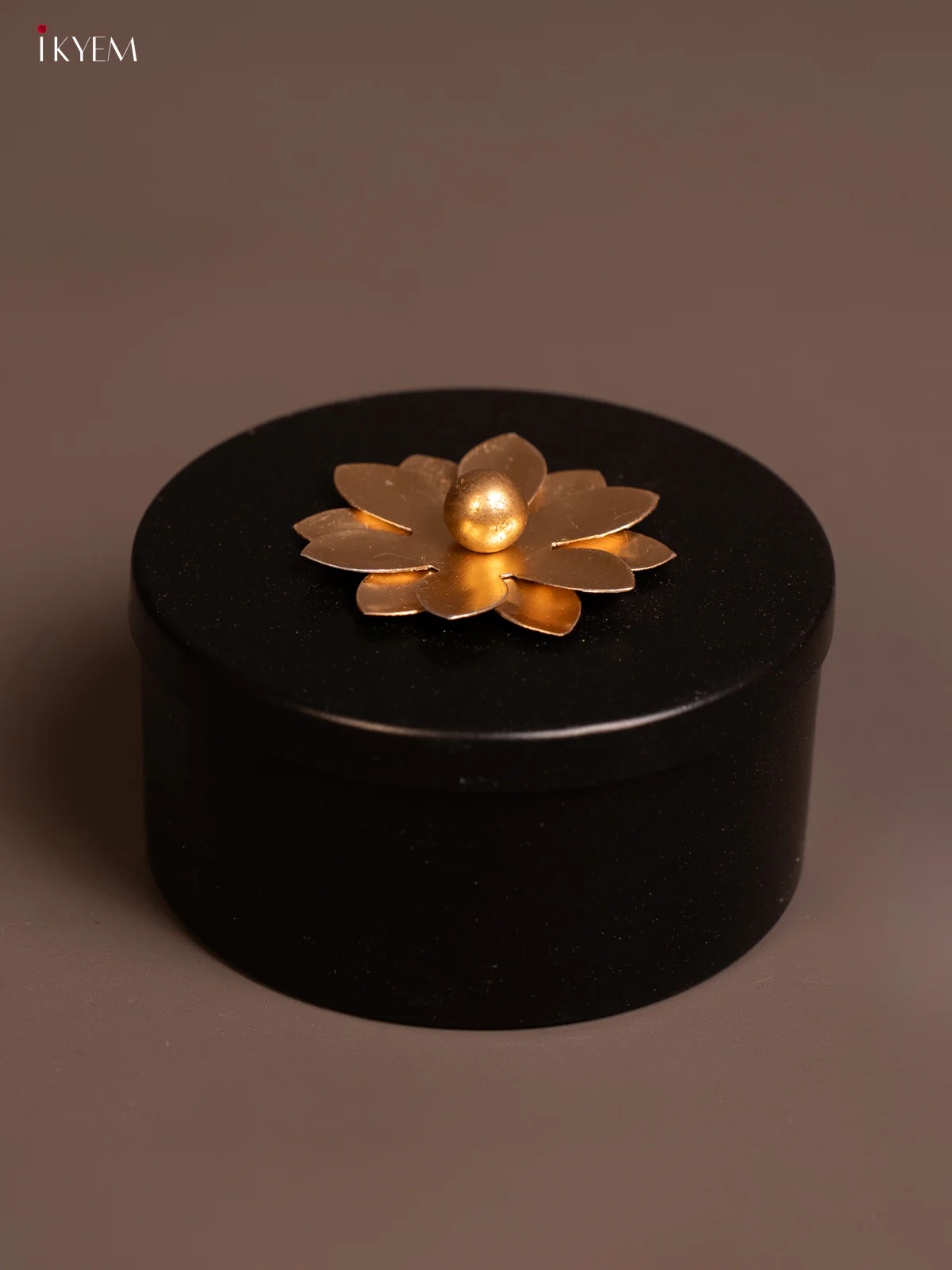 Metal Dry Fruit Nuts Box - Black - KE06118