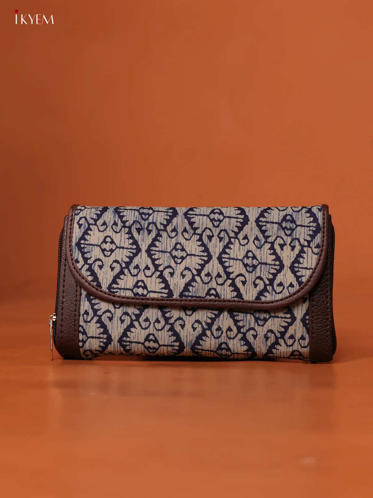 DOUBLE PARTTITION POUCH - LAVENDER GREY