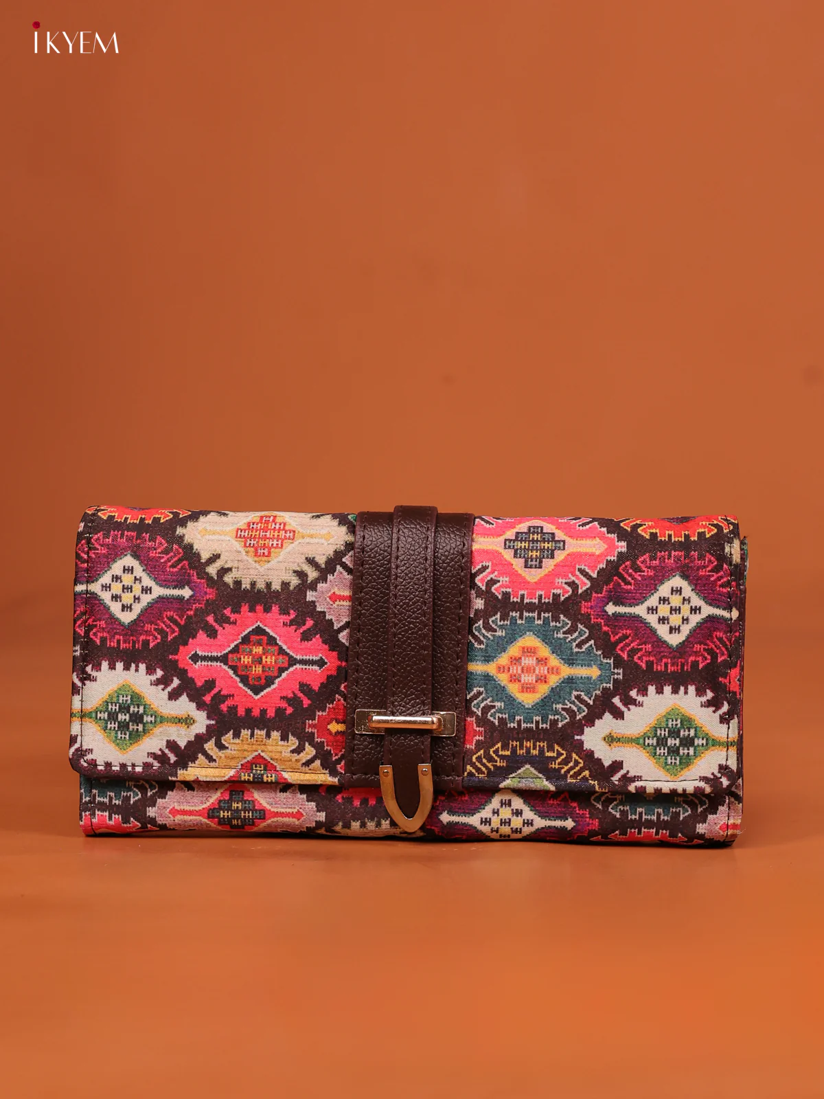 Ikat Print Purse - Multicolour - KE10132 - Image 4