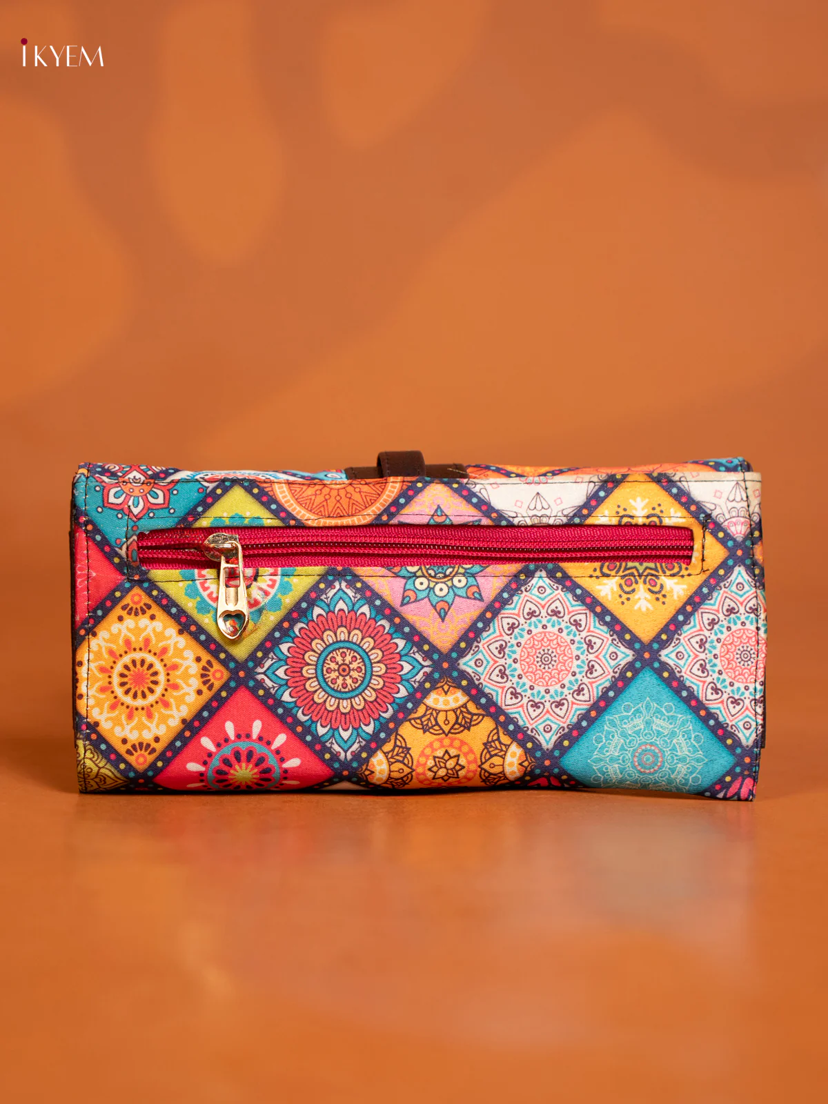 Mandala Print Purse - Multicolour - KE10134 - Image 3