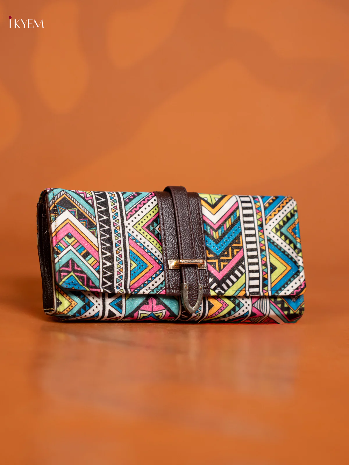 Geometric Print Purse - Multicolour - KE10135 - Image 2