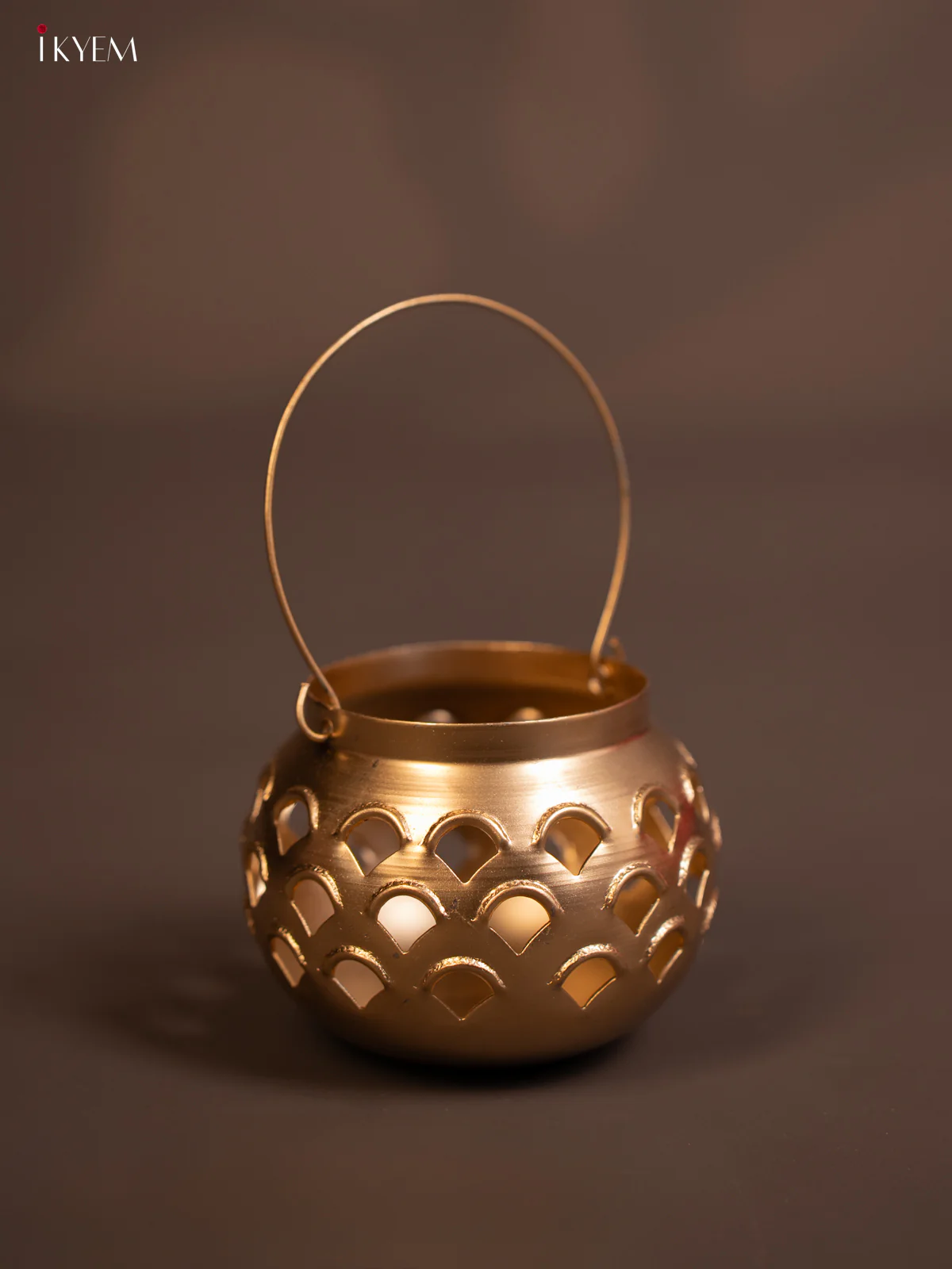Metal Hanging T-light Holder - KE14133 - Image 3