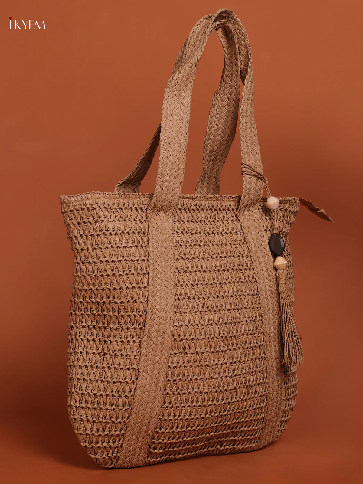 Beach Shoulder Bag with zipper -Sandal - KE16129 - Image 2