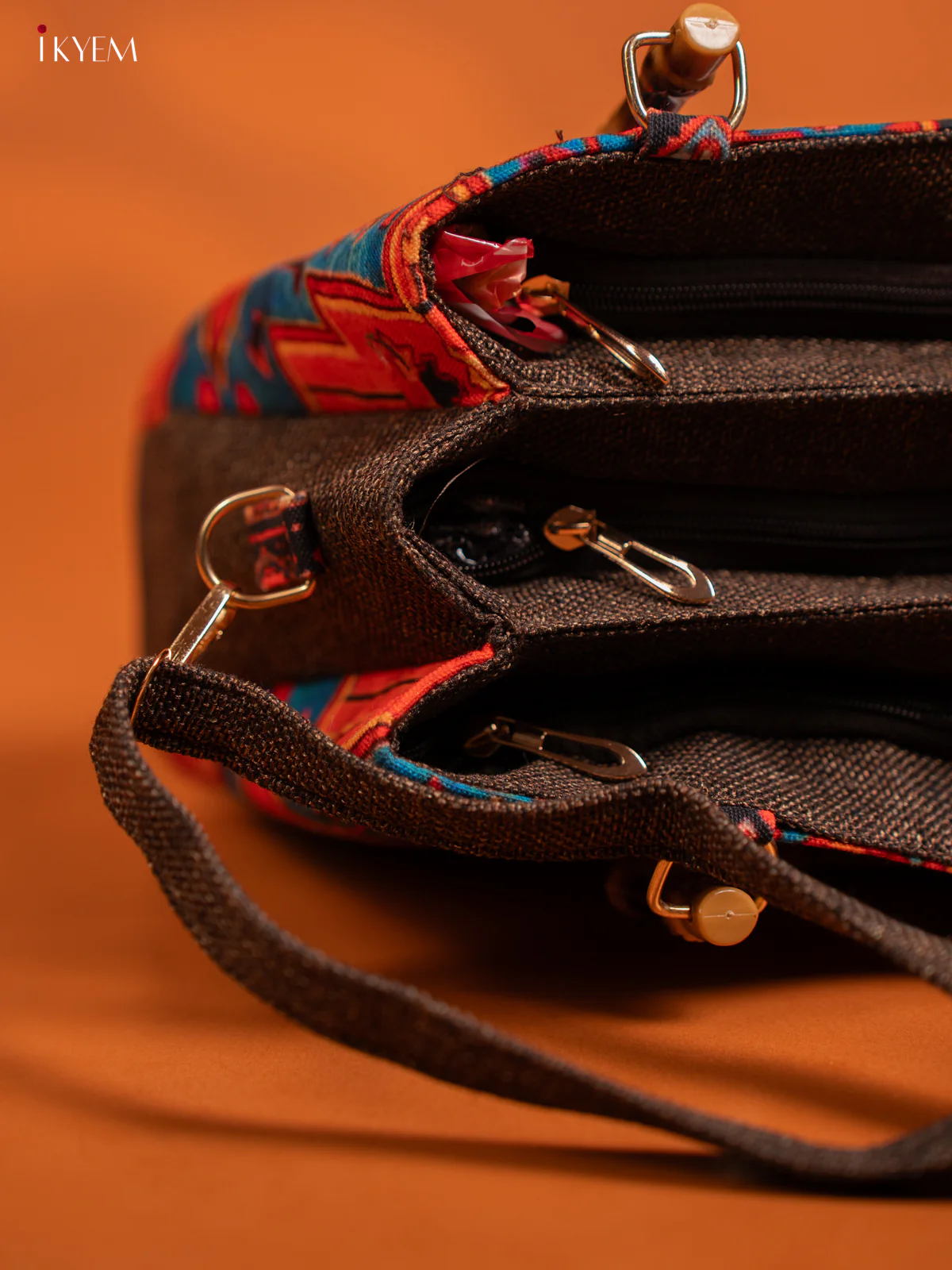 Printed Handbag Elephant - Multi Colour - Image 3