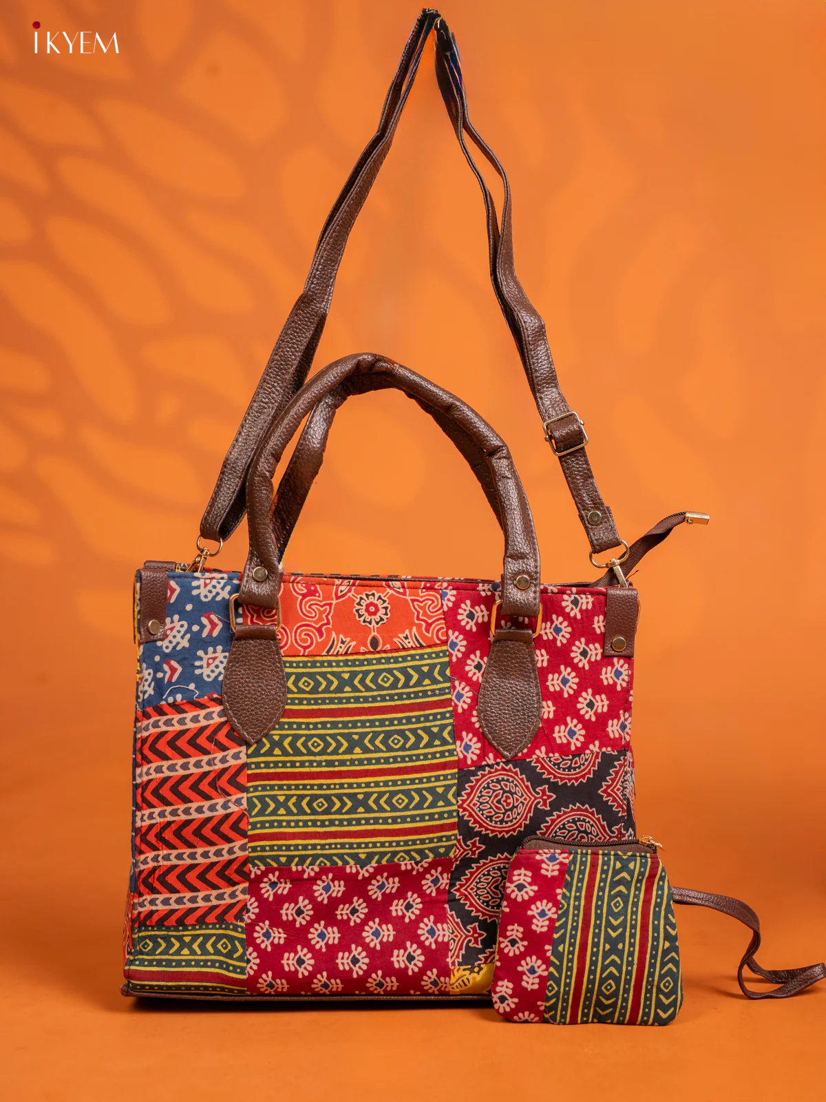 Rajasthan Patchwork Printed Shoulder bag - KE16152 - Image 2