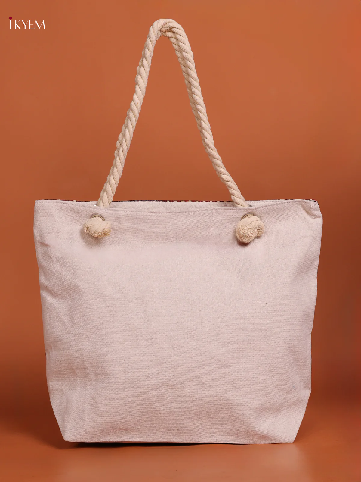 Rajasthani Pattern Hand Bag And Pouch Marron - Image 3