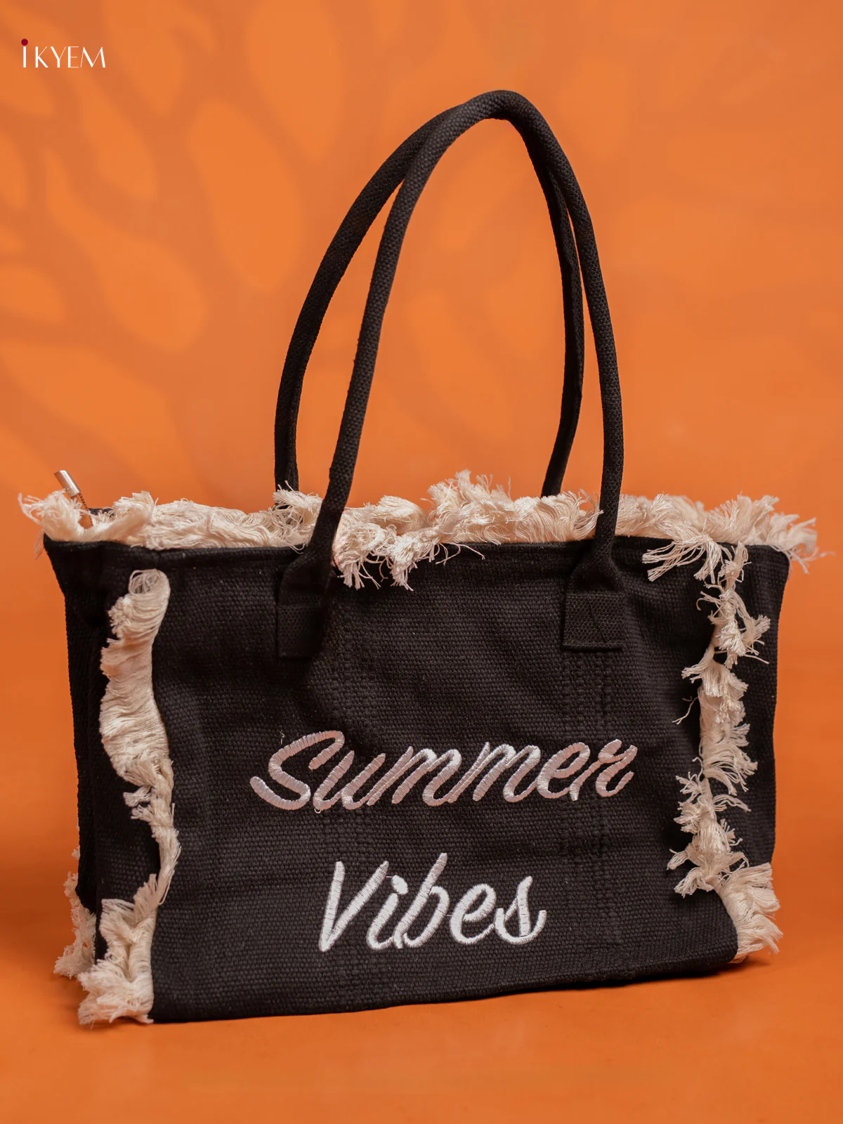 Summer Vibe Tote Bag - Black - KE16217 - Image 2
