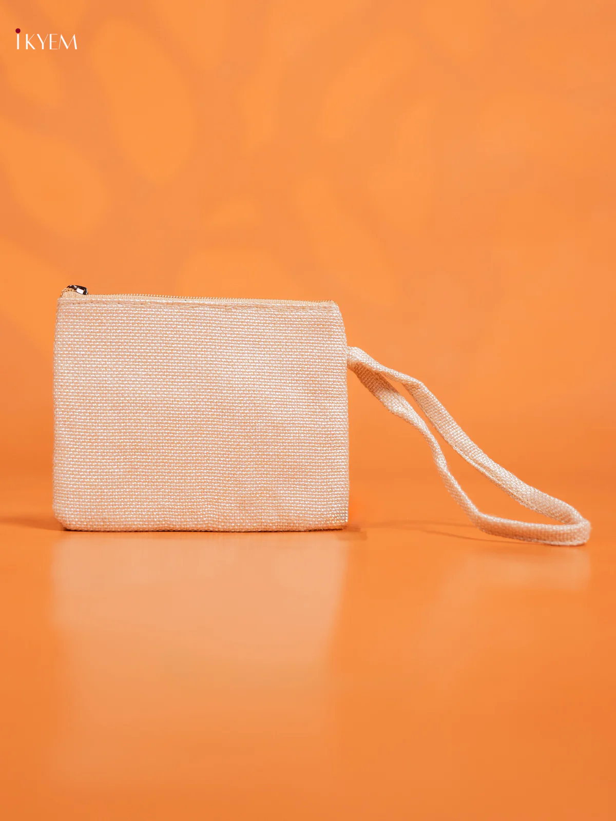Jaquard Hand Bag with Purse - Sandal - KE16230 - Image 4