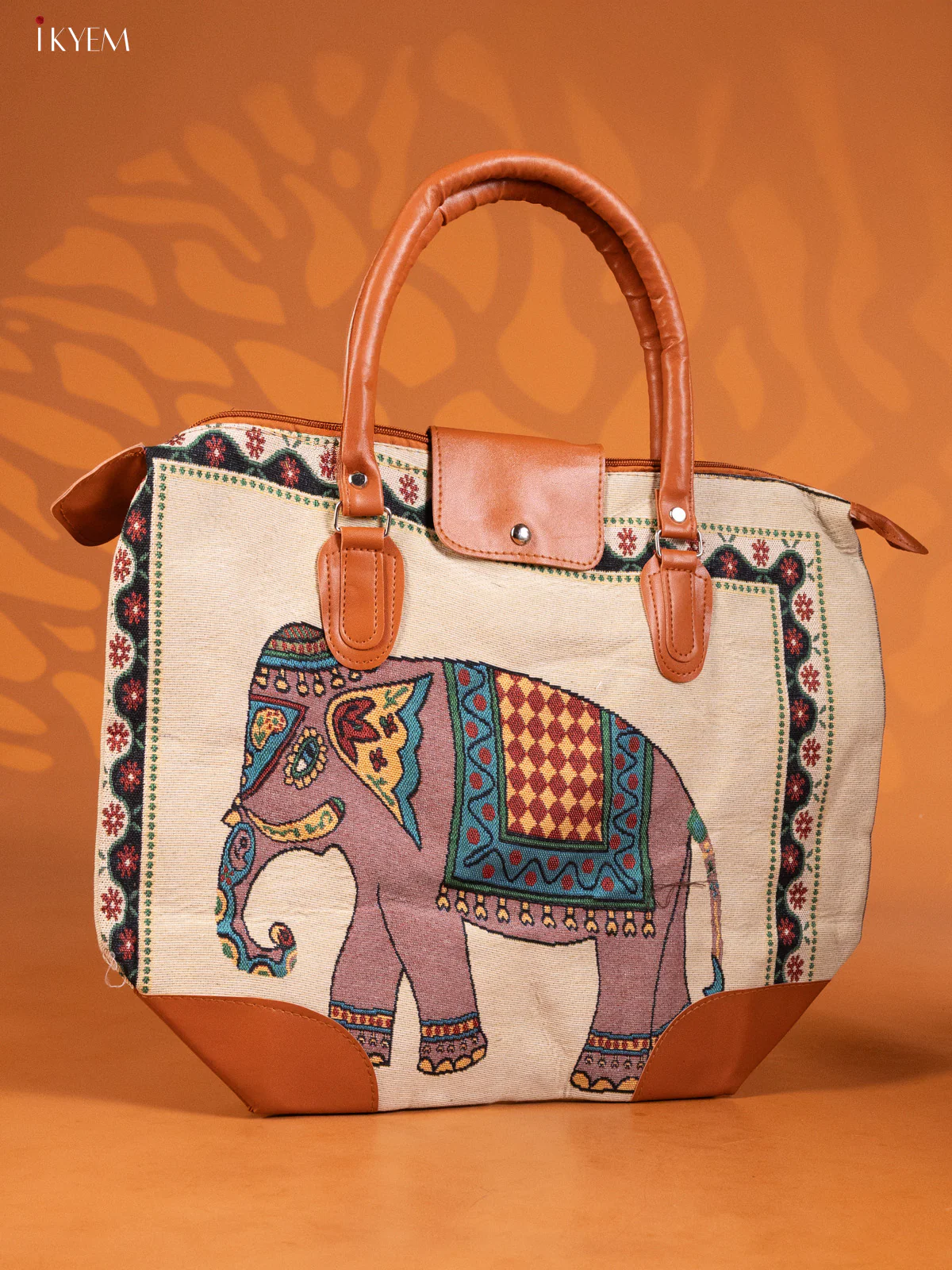 Elephant Hand Bag Green - Image 2