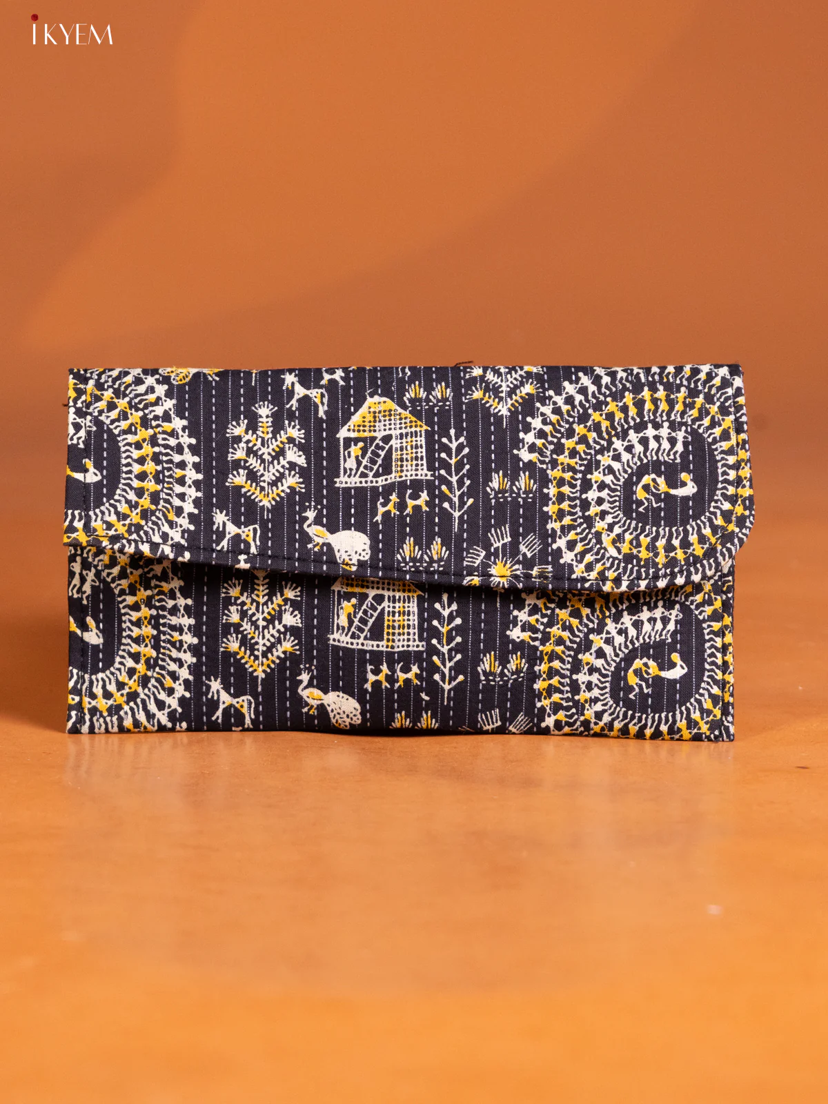 Geometric Design Handbag Combo Set - Navy blue - KE16308 - Image 5