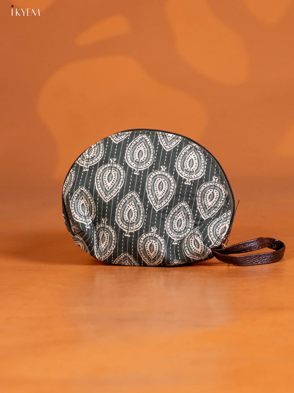 Cotton Ikat Design Handbag Combo Set - Green - KE16332 - Image 5