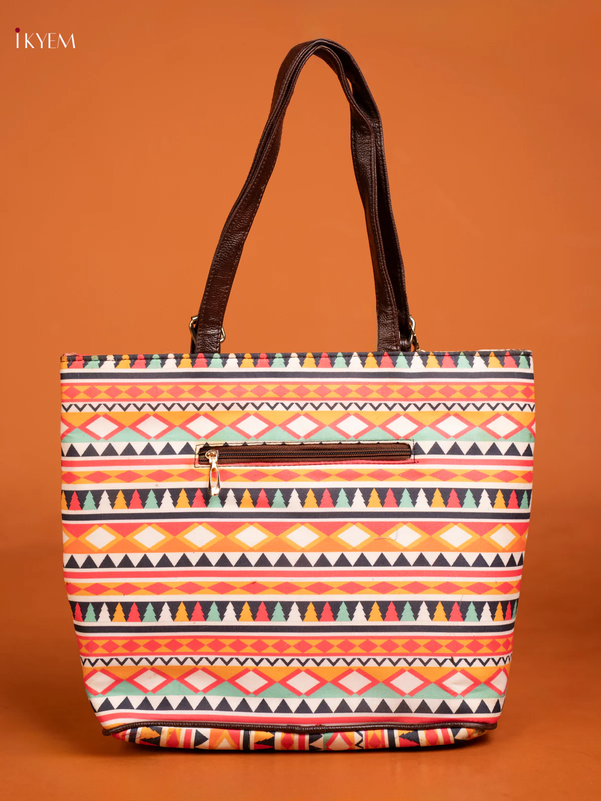 Polyester Printer Tote bag with small pouch - Image 3