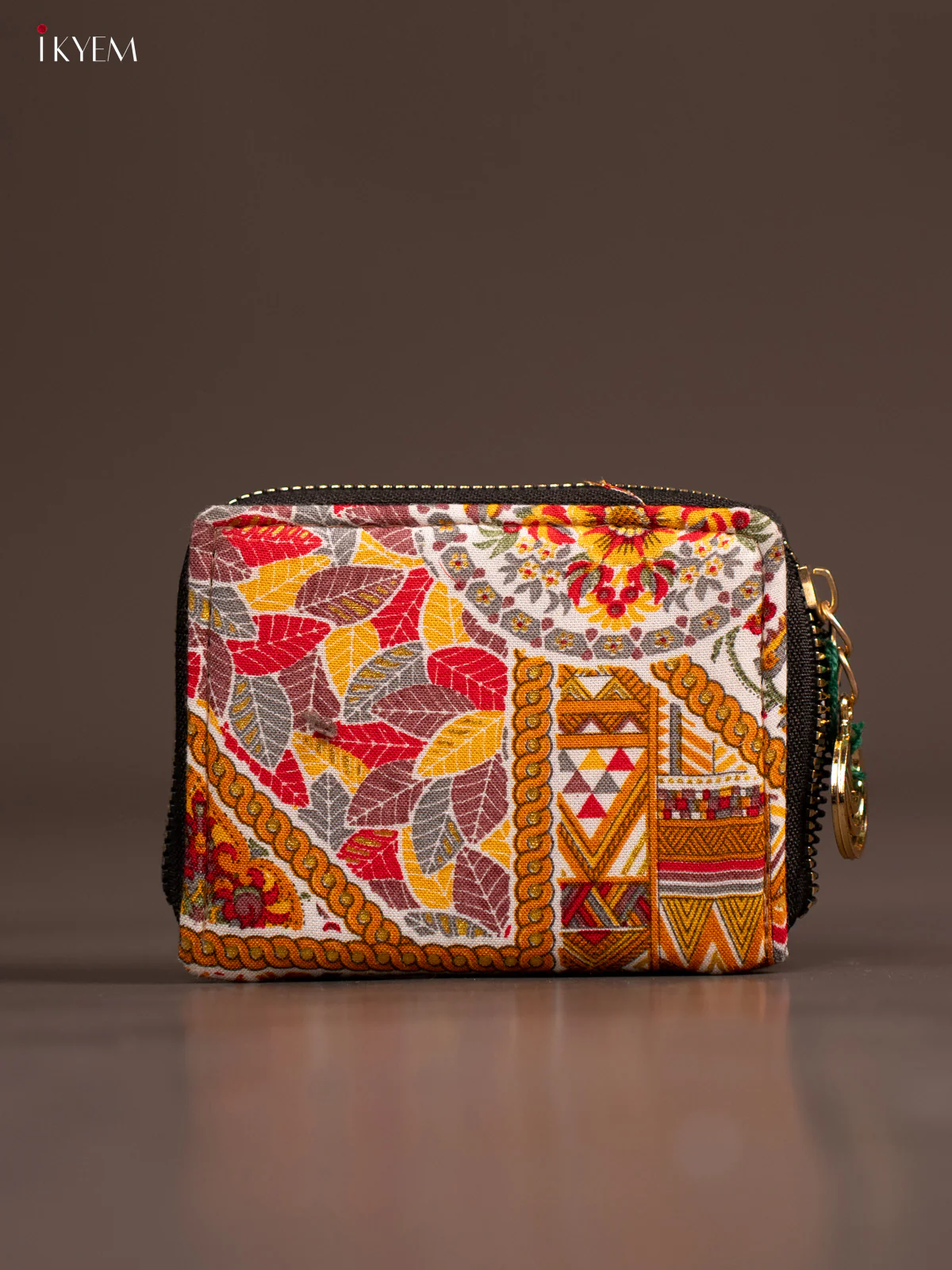 Floral Print Wallet - Multicolour - KE21152