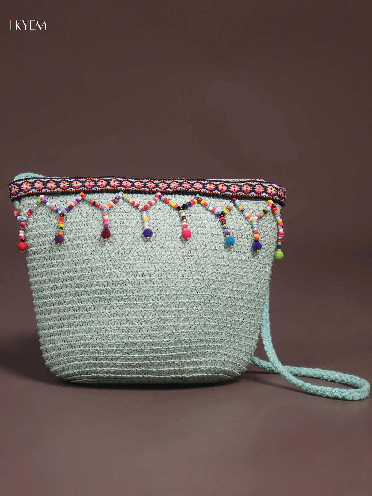 Boho Sling Bag Green