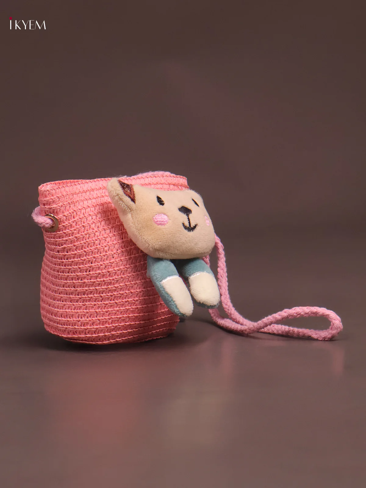 Beach Sling Bag For kids - Peach pink - KE21336 - Image 2
