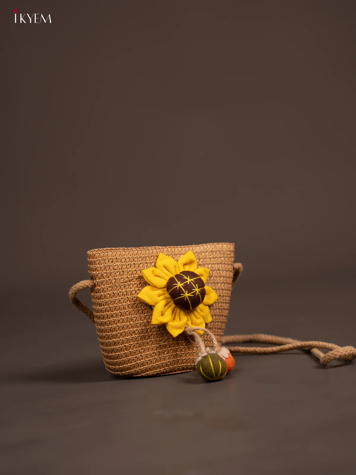 Beach Sling Bag For kids - Brown - KE21341 - Image 2