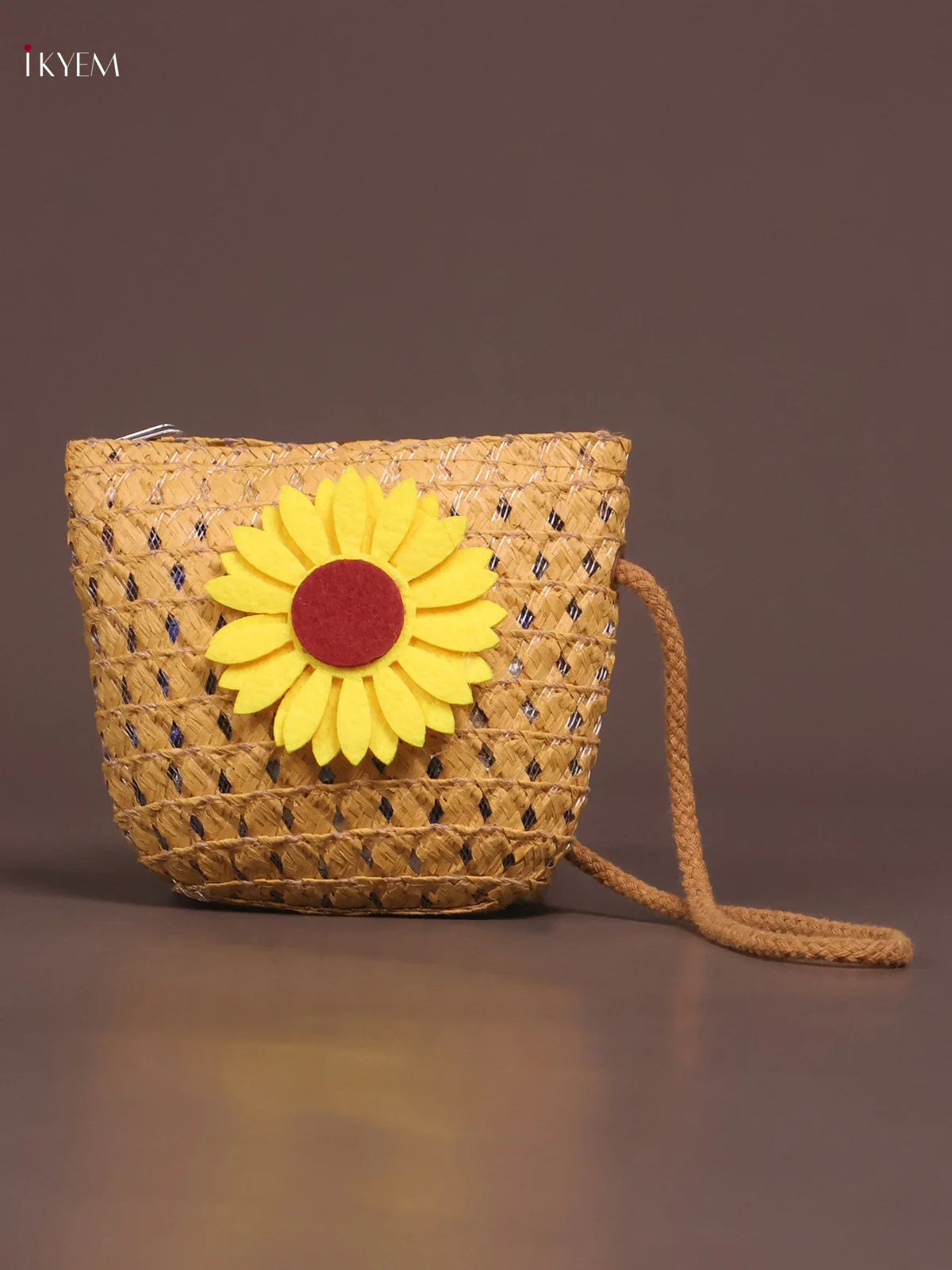 Beach Sling Bag For kids - Brown - KE21347