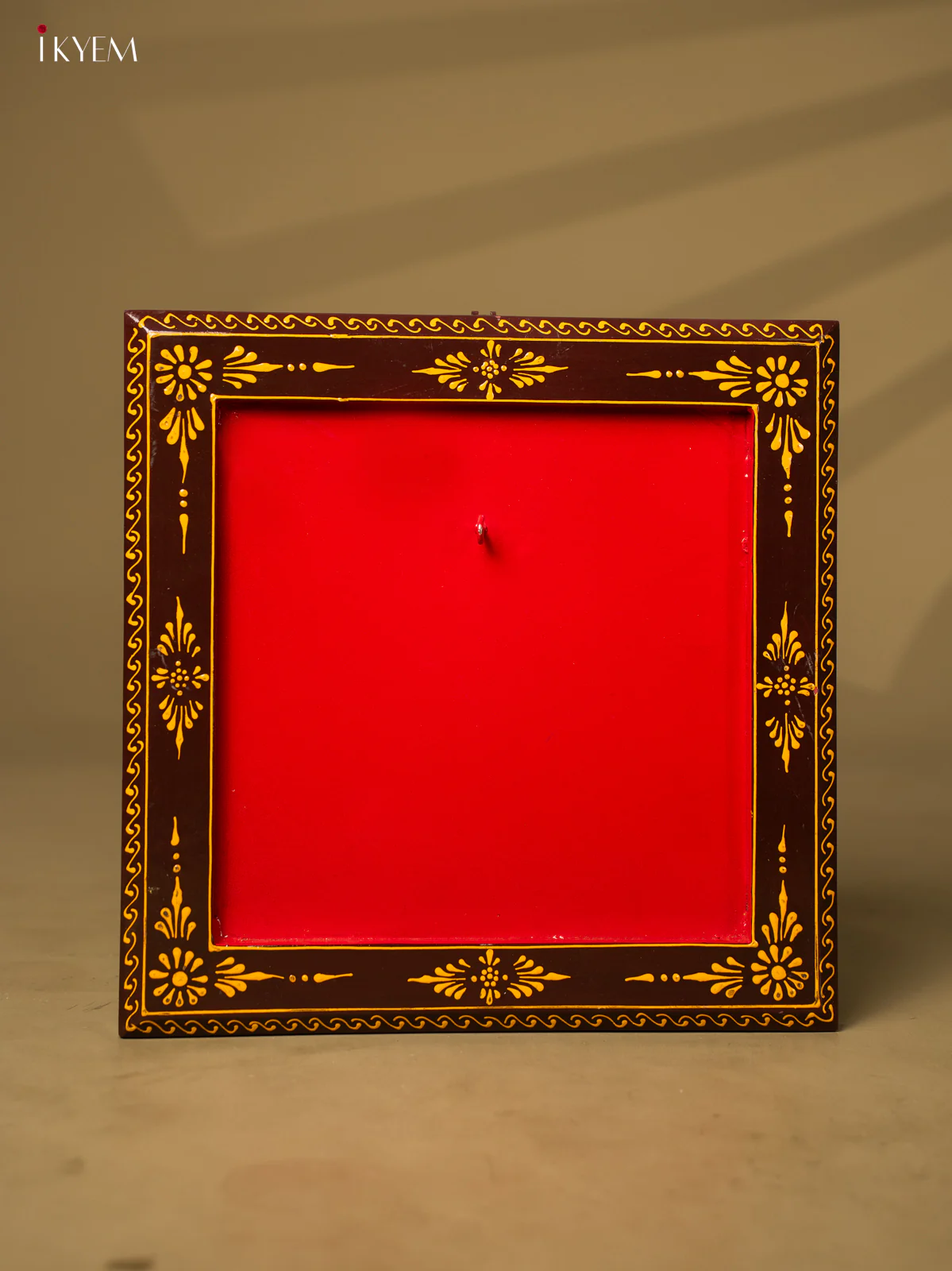 Wooden Square Status Frame - Red (12*12) - KE27136
