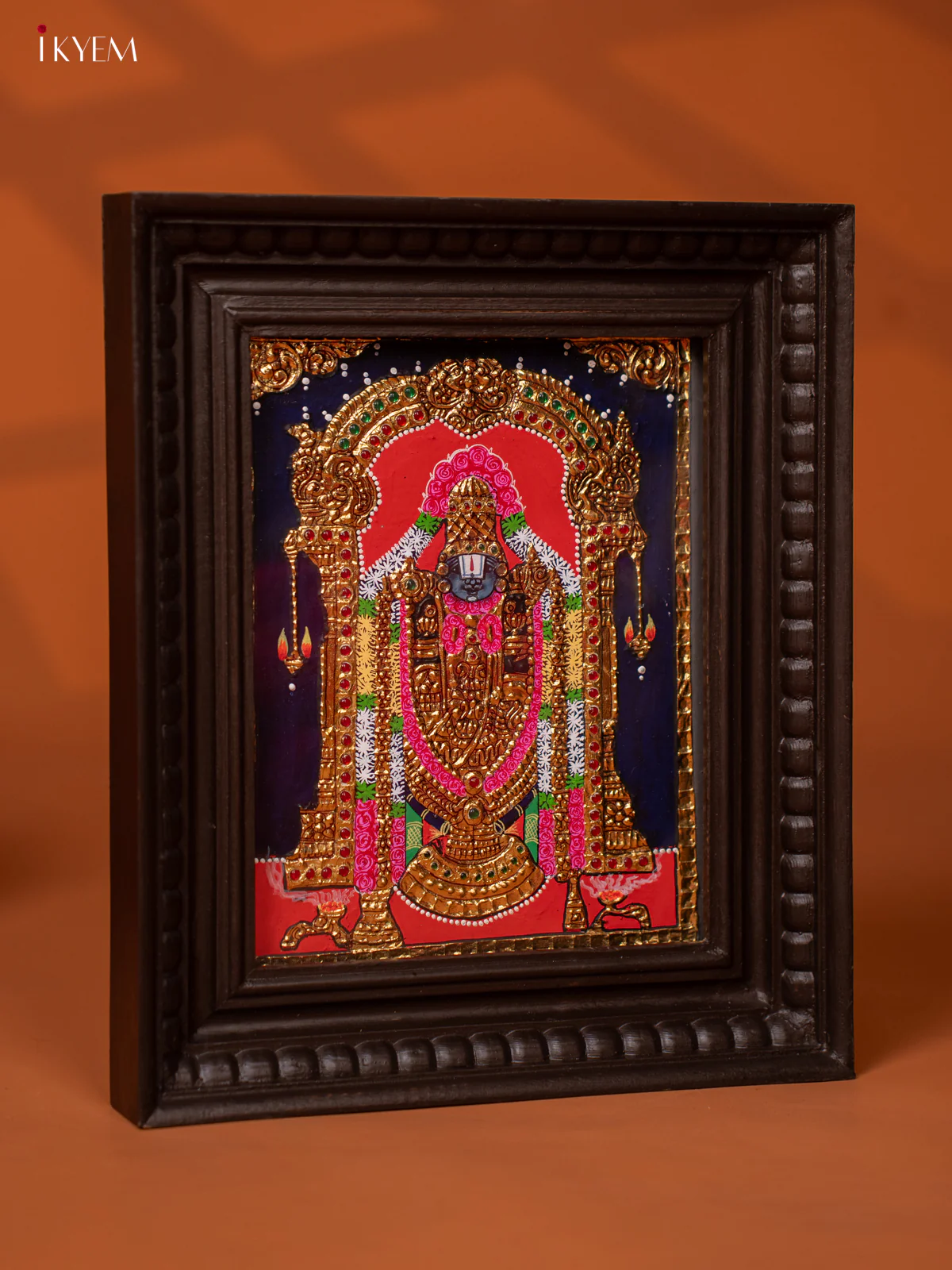 Balaji - Tanjore Painting (13x11) - KE27180 - Image 3