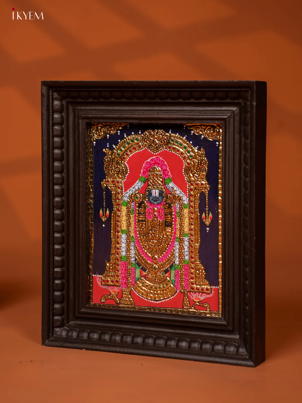 Balaji - Tanjore Painting (13x11) - KE27180 - Image 4