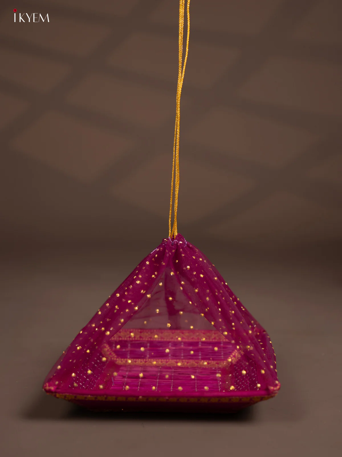 Korai Stackable tray with Potli - Purple - KE29178