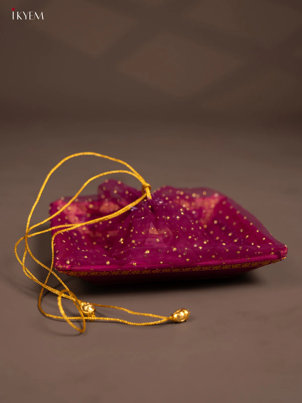 Korai Stackable tray with Potli - Purple - KE29178 - Image 2